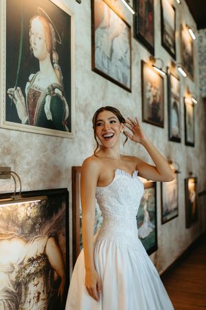 Single photo of Regina at her bridal shower at Nicolleta Cancun, Mexico.
Costa Mujeres wedding photographer