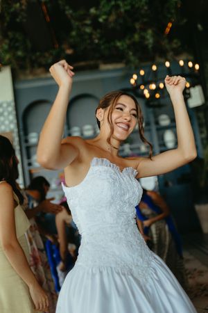 Regina dancing in her bridal shower done in Nicoletta Cancun, Mexico 2025.
Luxury wedding Mexico