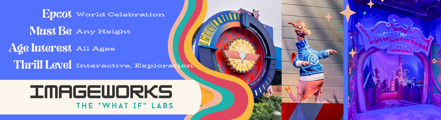 Dynamic marketing banner showcasing colorful abstract designs and 3D artwork for a digital creative agency.