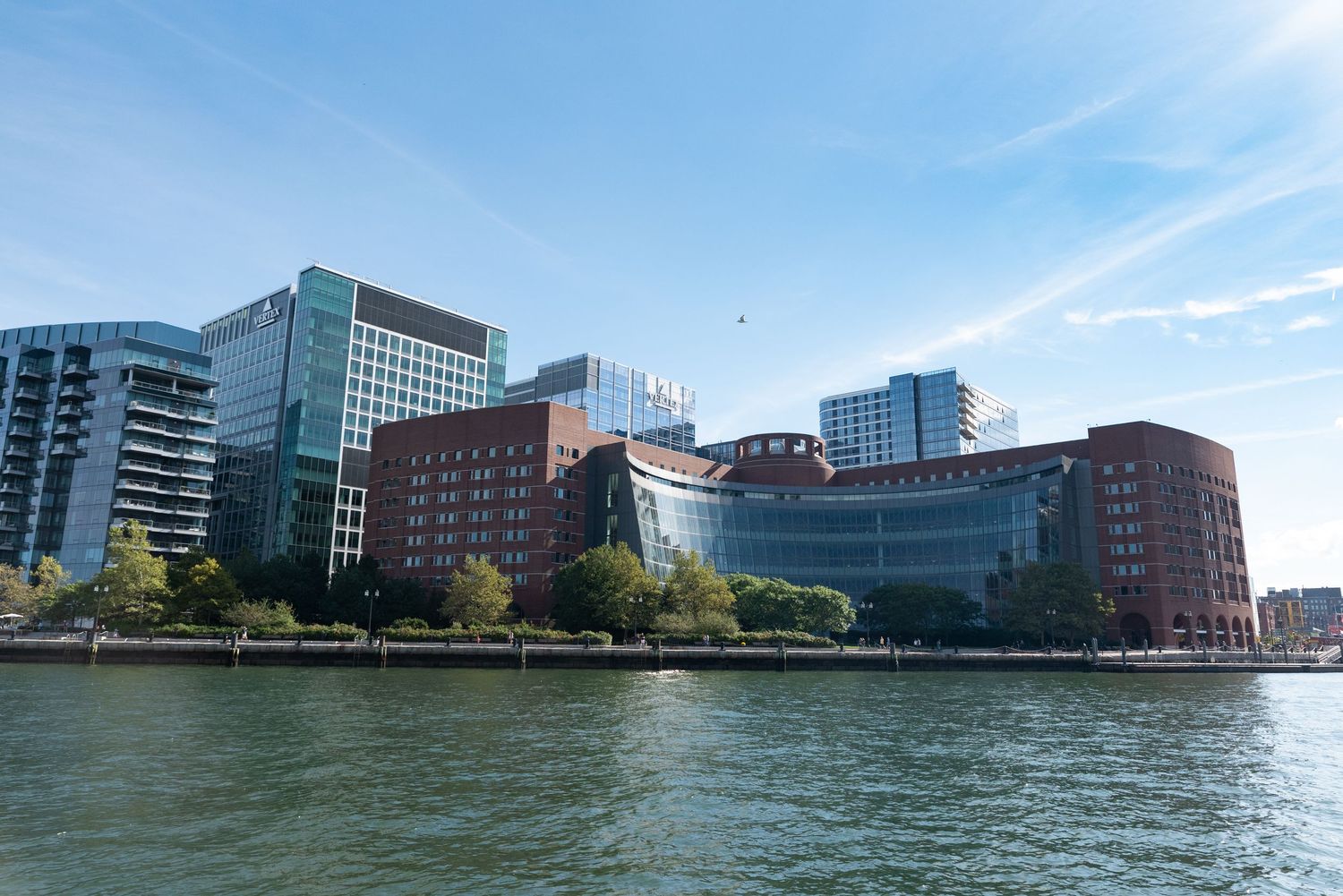 John Joseph Moakley United States Courthouse photographed by Leah Ramuglia Photography. This federal courthouse is on the scenic Harborwalk.