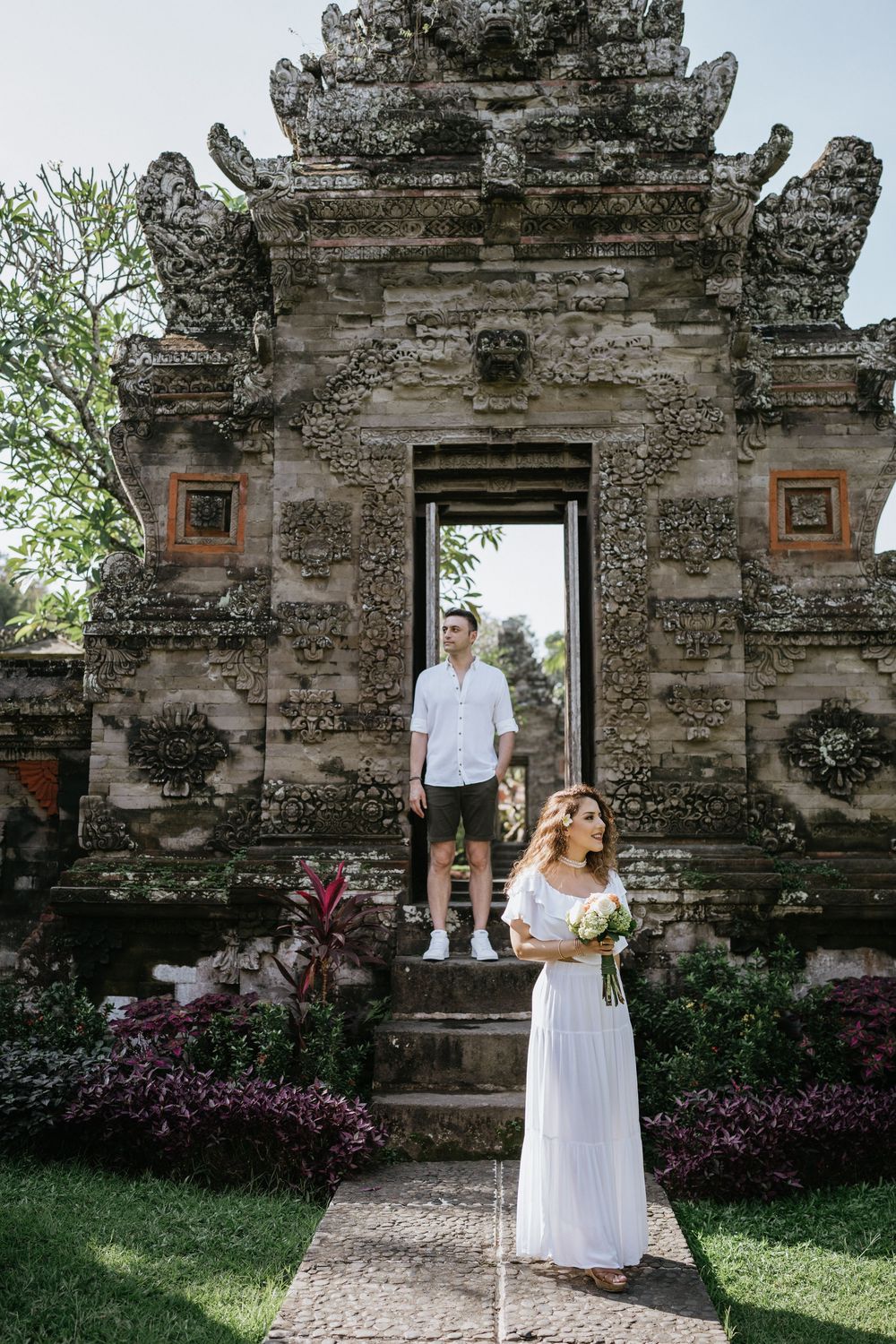 Prewedding couple photography in Bali Museum