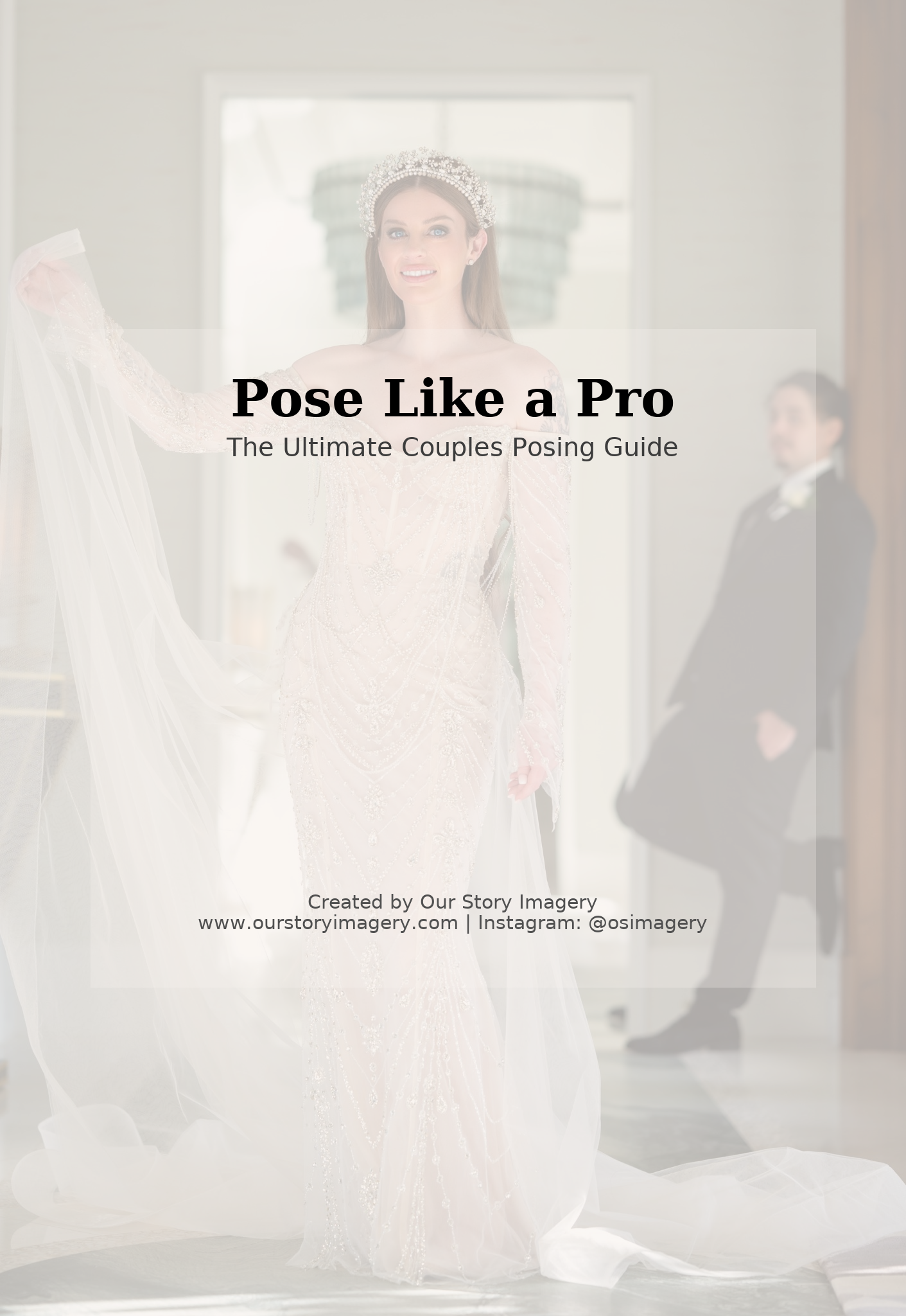 The Front Cover of our posing guide, captured by luxury wedding photographers in Florida.