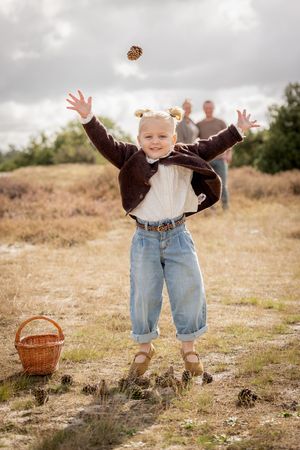 gezinsshoot in Beerze, tijdens de vakantie
