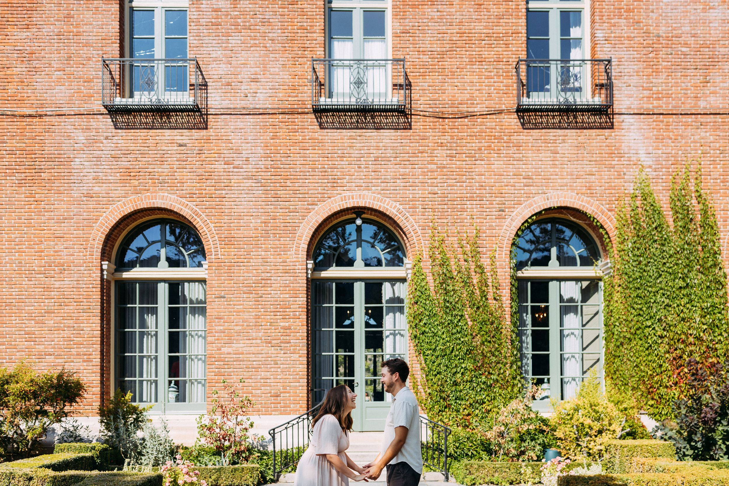 Architecture inspired portraits in Northern California