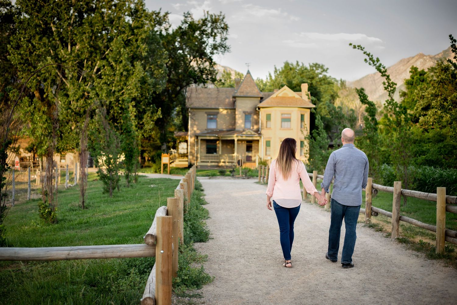 Historical wheeler farm couple photography murray utah