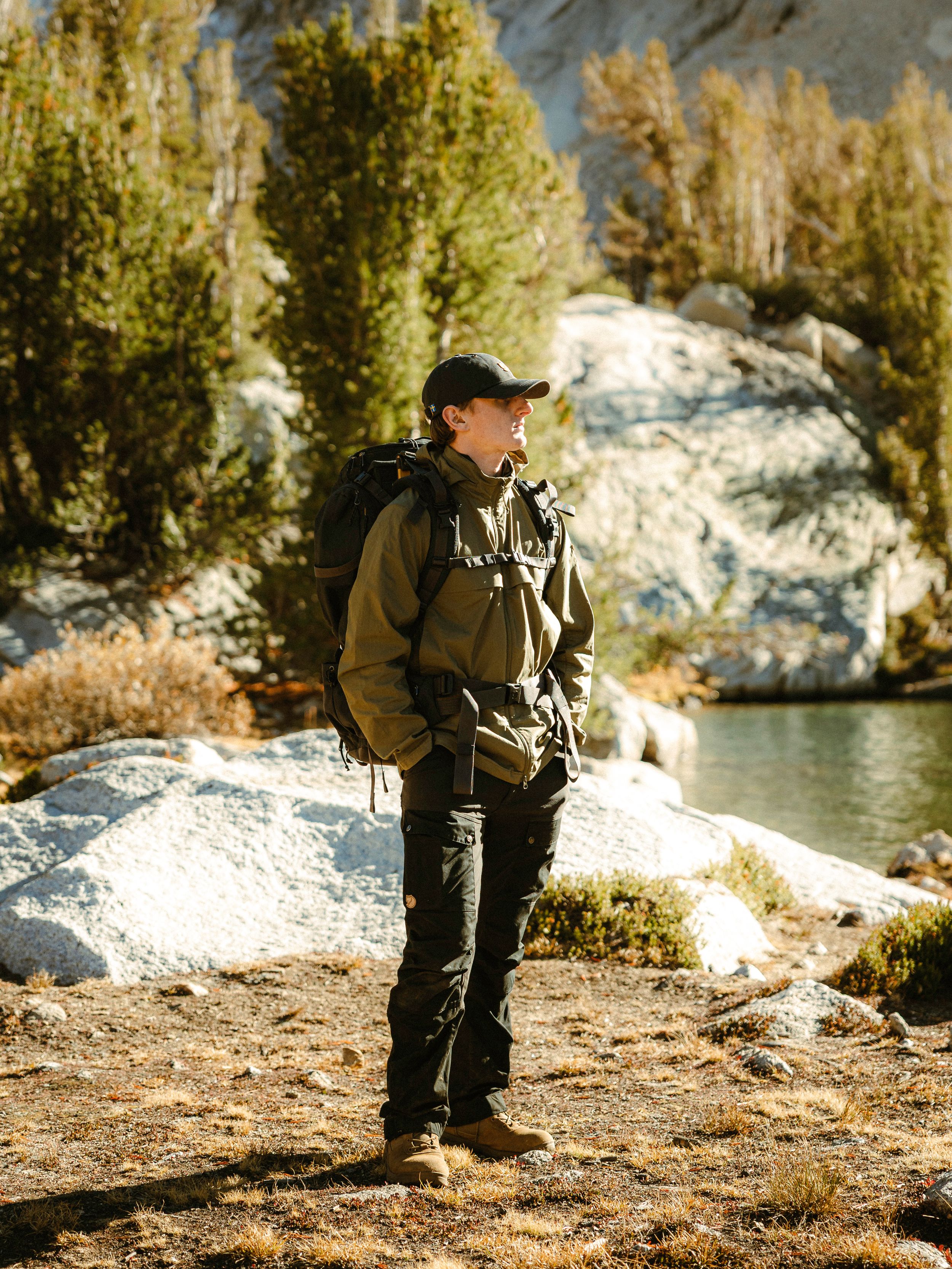 Fjallraven Backpacking Products - Vidda Hat, Abisko Hike Jacket, Keb Trousers, Kajka 65L