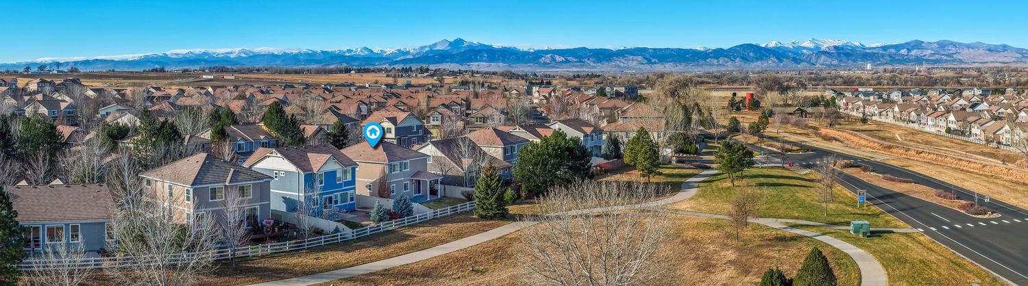 Aerial drone imaging services for residential and commercial real estate and construction in Northern Colorado and Southern Wyoming.