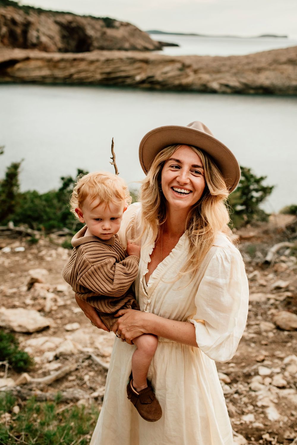 family photoshoot Ibiza sunset