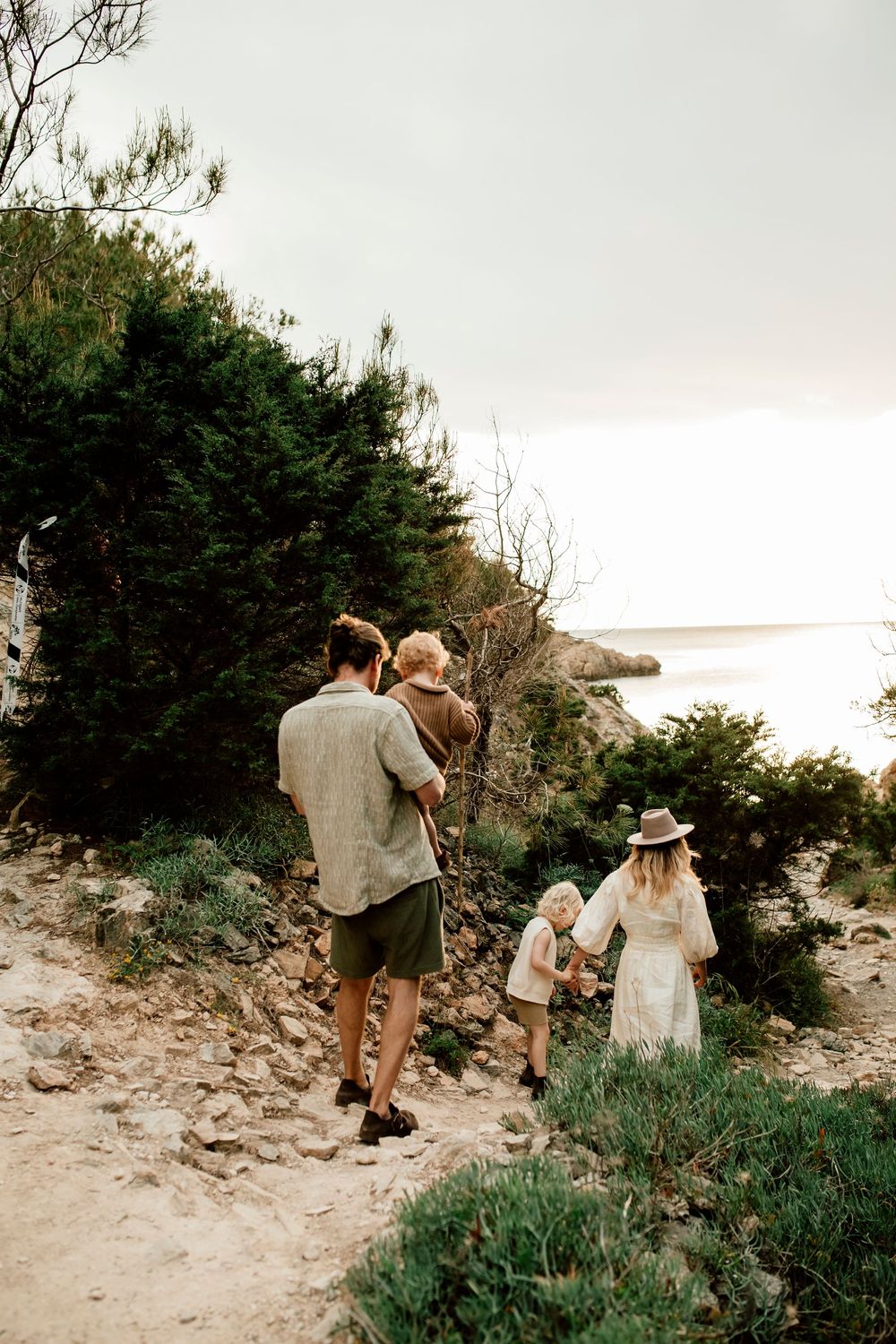 family photoshoot Ibiza sunset