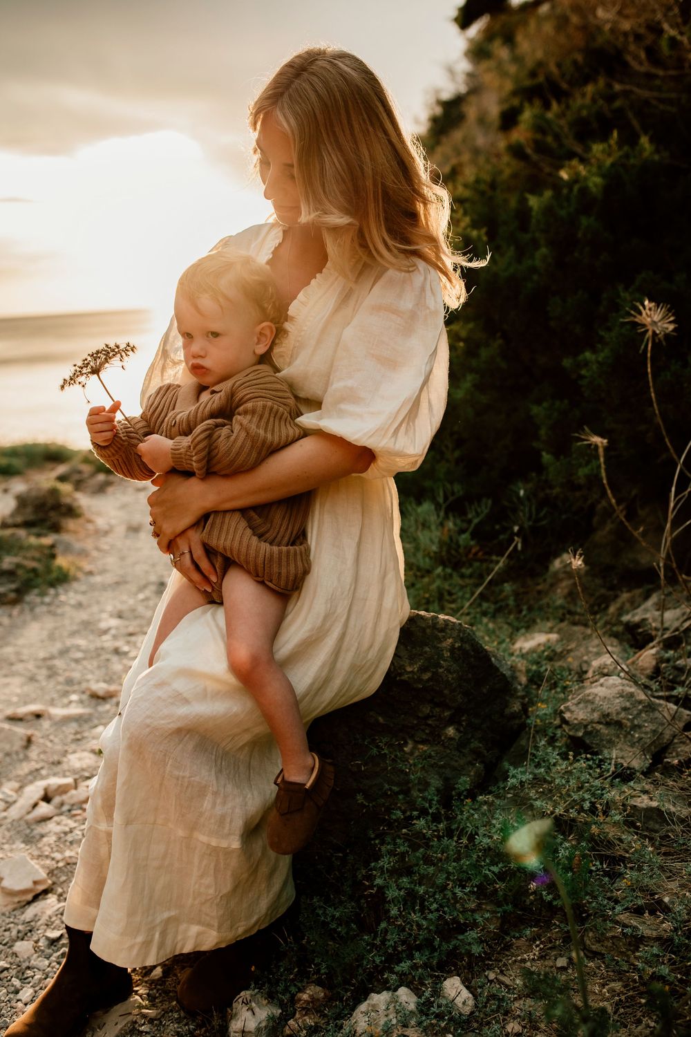 family photoshoot Ibiza sunset