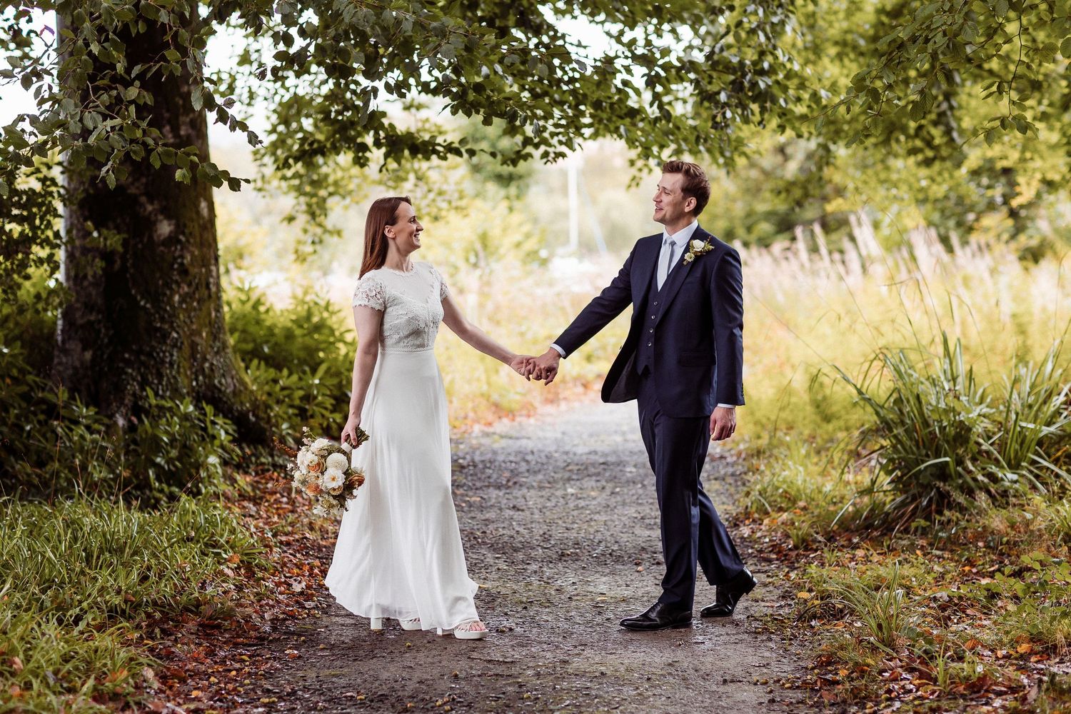 Lake District wedding at Storrs Hall overlooking Windermere