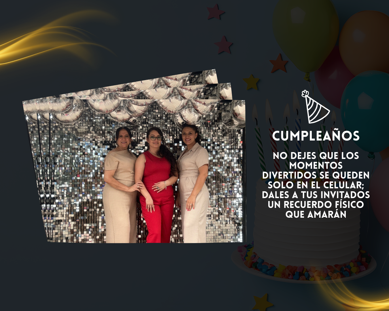Fondo espejado con iluminación para eventos en Guatemala estilo exclusivo