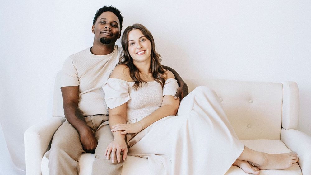 Studio Couple portrait session in Charlotte NC by GEarlePhotography