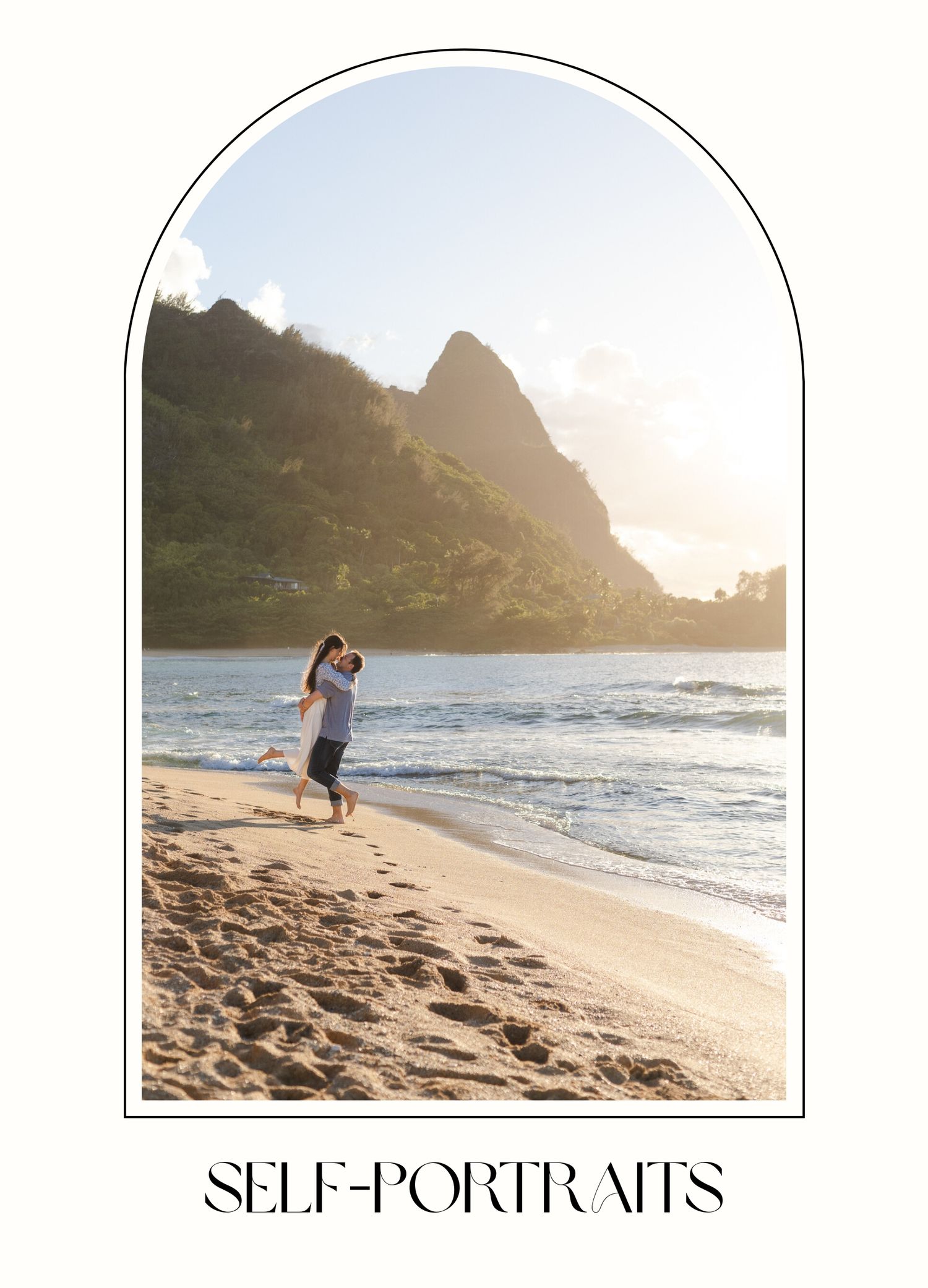 Check out my portfolio of self-portraits including myself and my husband and some travel I've done