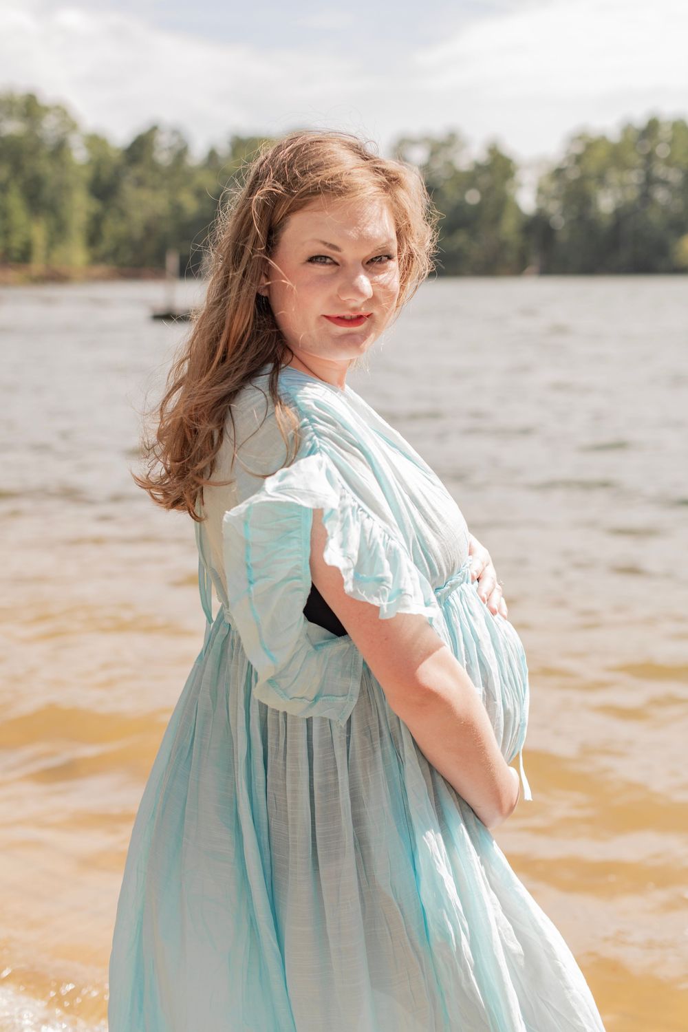 Maternity portraits at Lake Murray, SC.