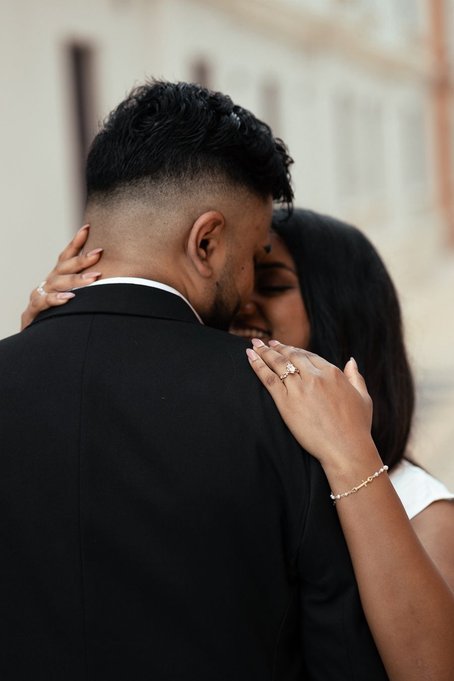 Moody Miami engagement close-up, Instagram editorial style and Pinterest anniversary inspiration captured by MannyPortraits.