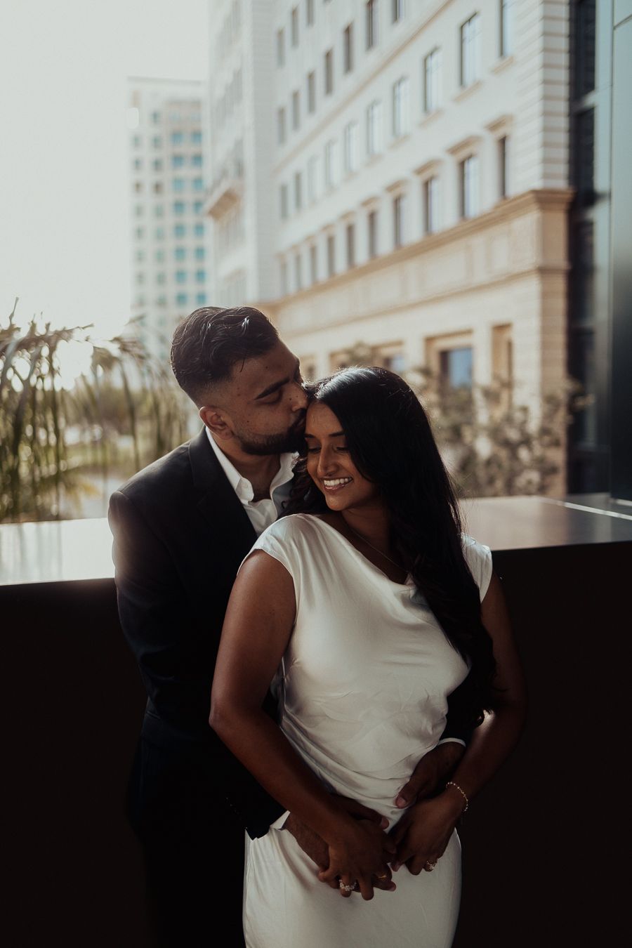 Editorial Miami bridal-inspired portrait, styled for wedding expos, proposals, and elegant anniversaries by MannyPortraits.