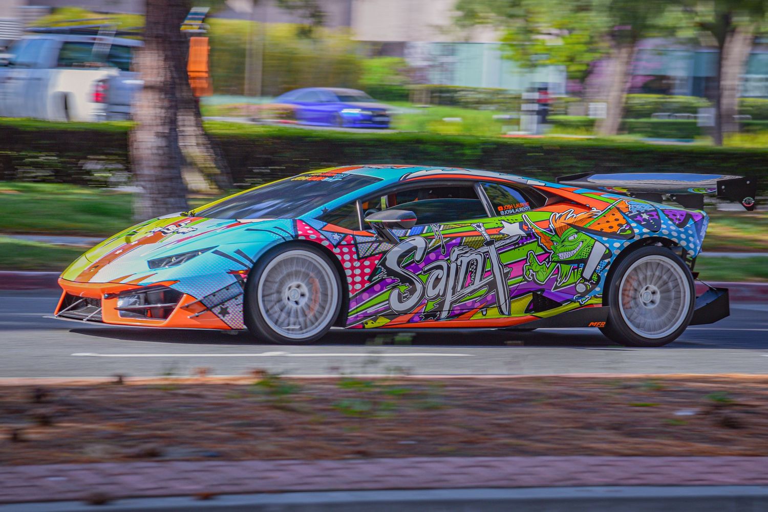 Candid car moving fast in Irvine. #eventphotography #eventphotographer #photographer #carphotographer