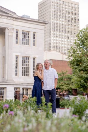 Philadelphia Engagement Session at the Merchants Building