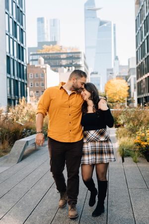 NYC Photographer - Engagement photoshoot at The High Line in NYC