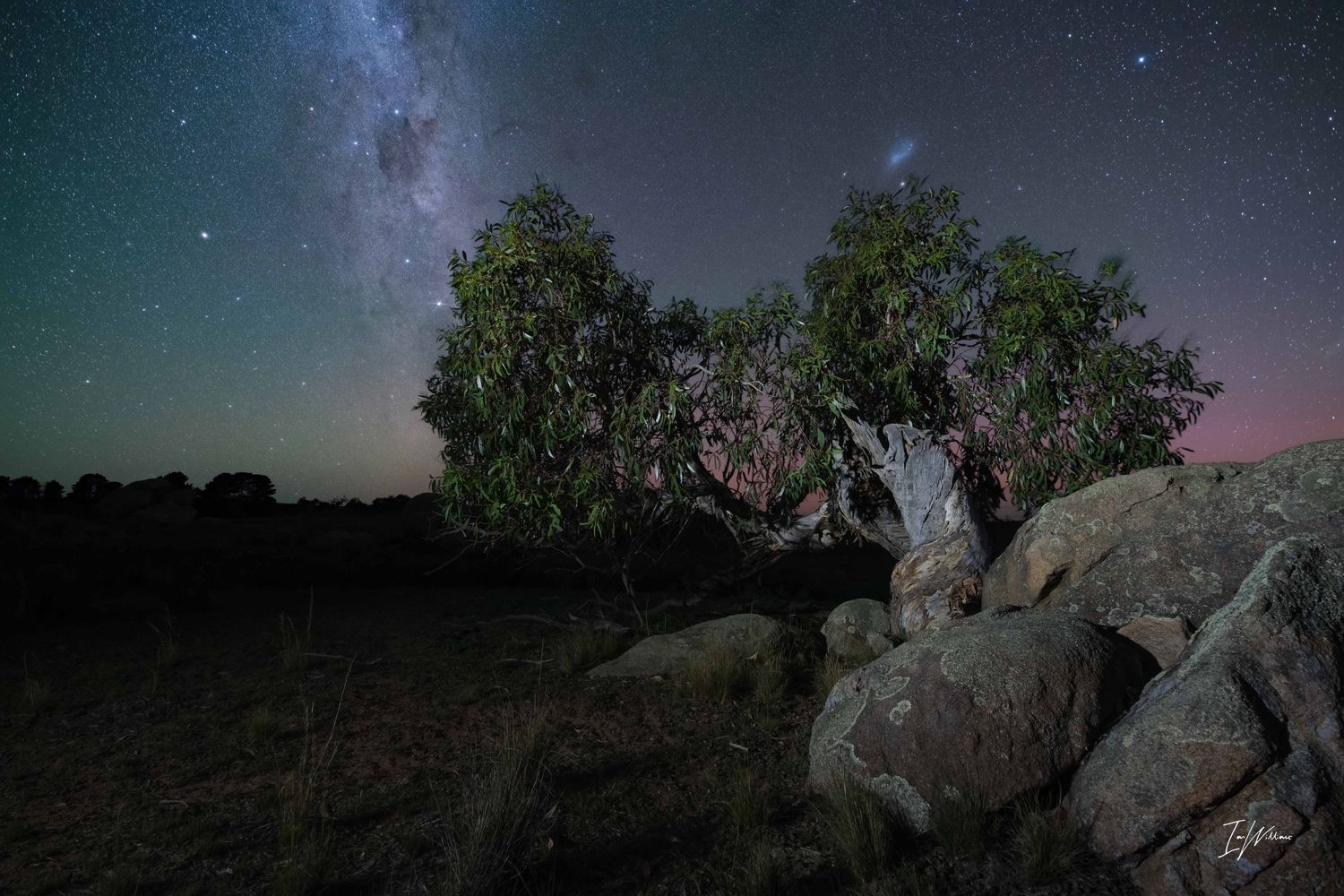 Aurora Australis, Snowy Mountains area