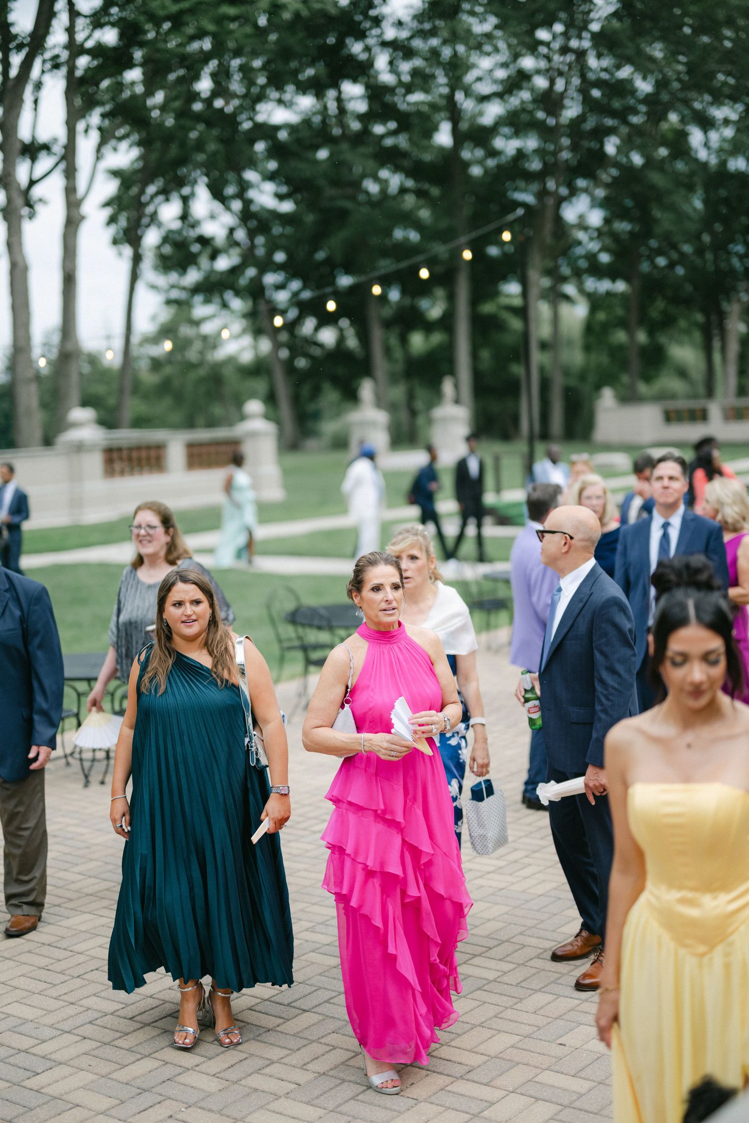 The Armour House Wedding in Lake Forest, IL - Cocktail Hour Guest Style