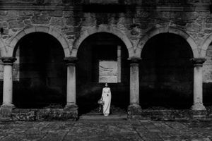Bride´s portrait wedding photography at Pousada de Amares, Portugal