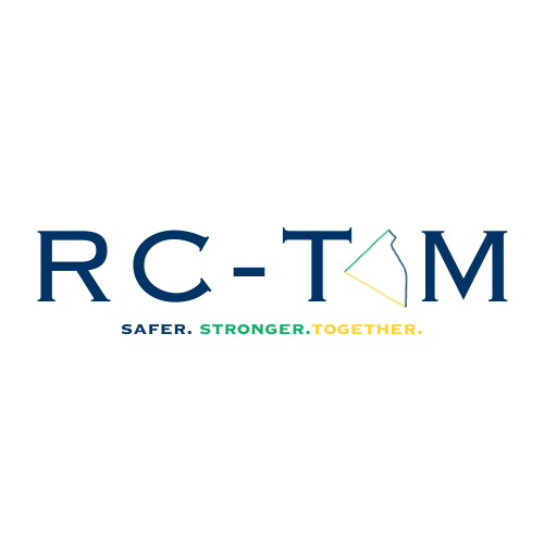 RC-TM brand logo featuring blue lettering and green accent on white background.