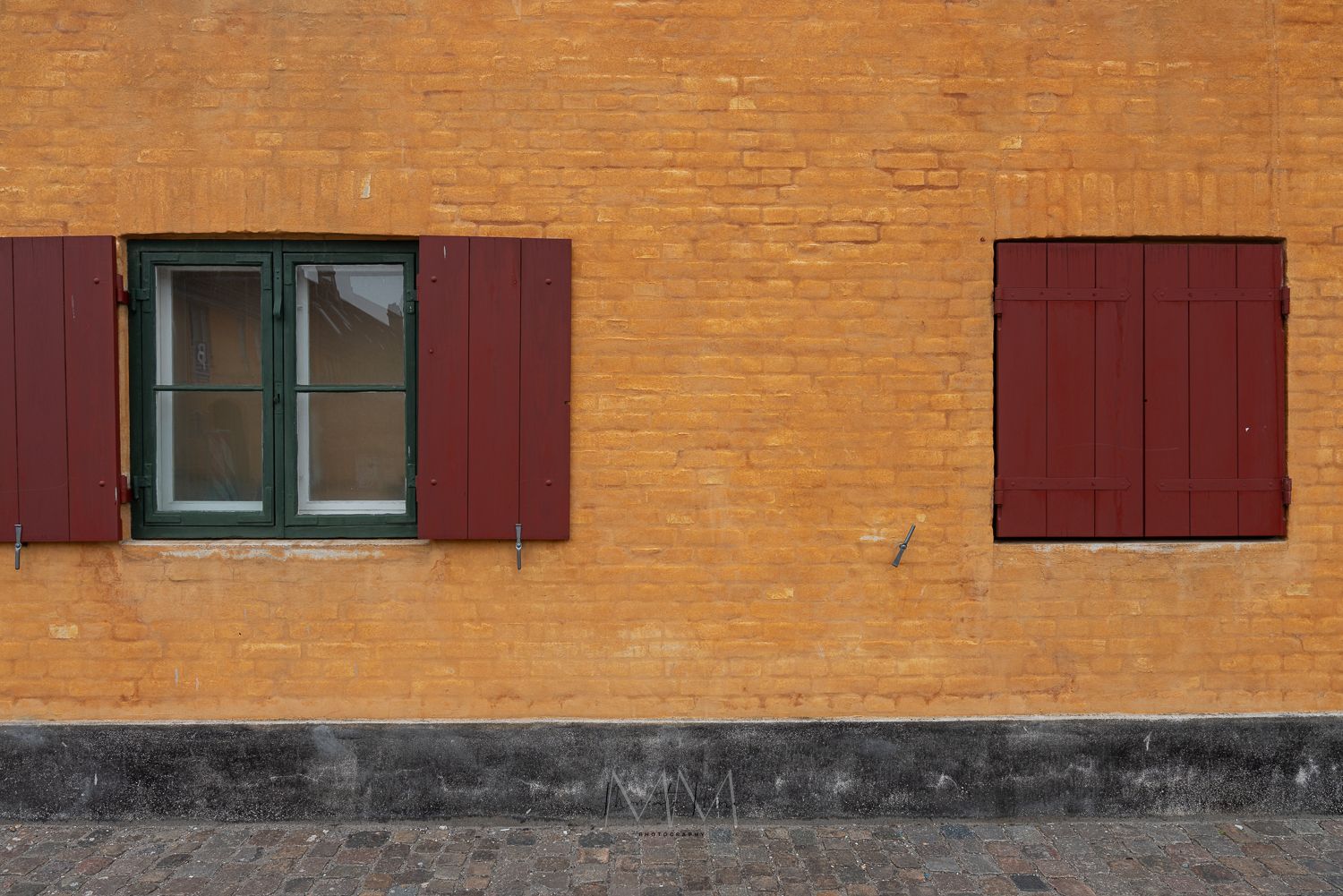 Street photo of old military barracks in Copenhagen