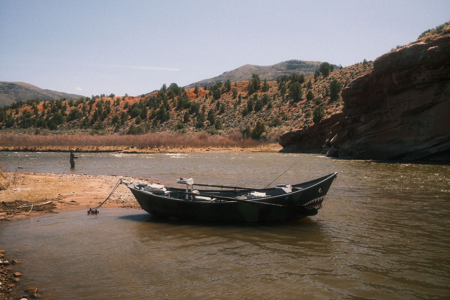 Fly Fishing Drift Boat Upper Colorado McCoy CO