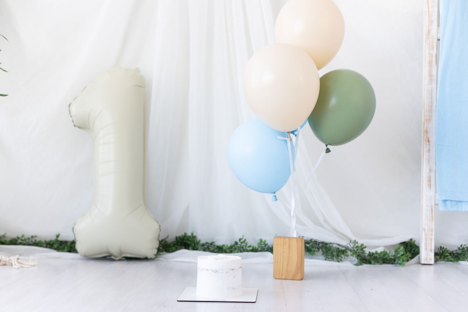 cake smash decoración min fotografía santiago de chile