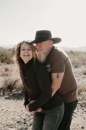 Cinematic couples portraits captured outdoors in Phoenix Arizona.