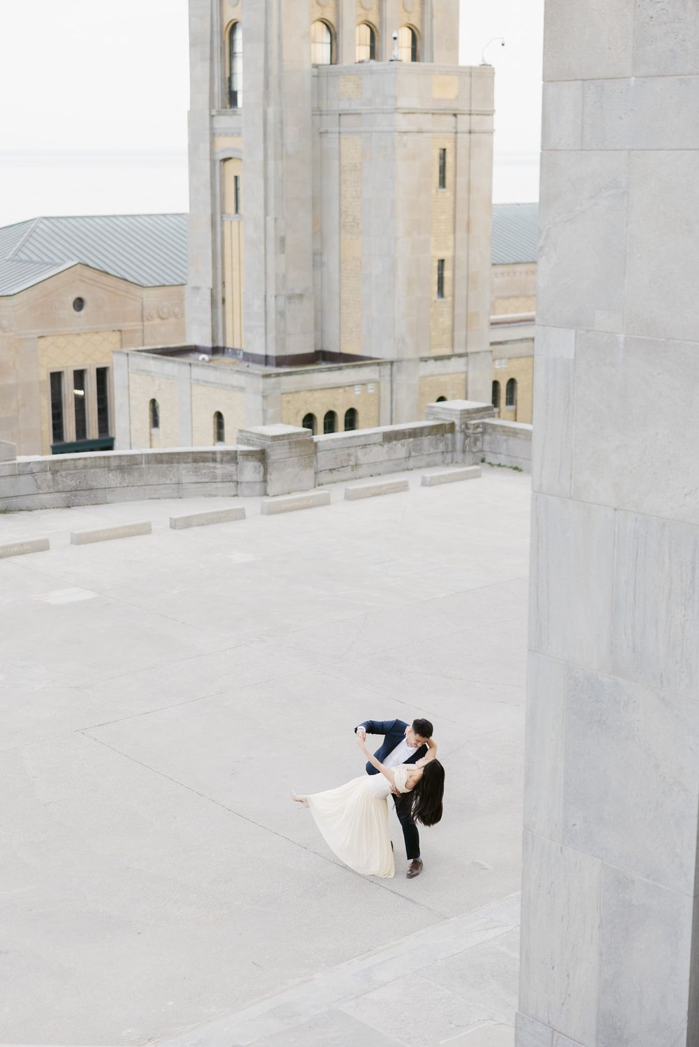 Toronto wedding couple dancing outdoors  photography