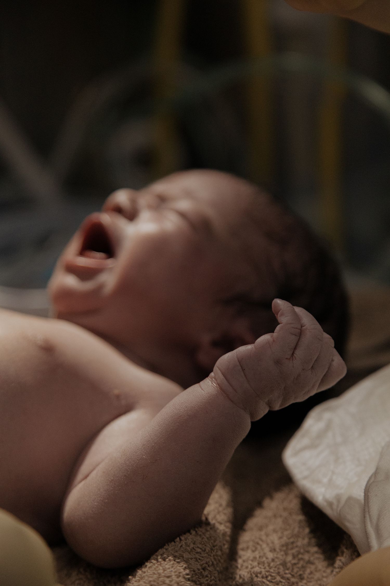 Emotional birth photography in Johannesburg showing skin-to-skin contact, newborn bonding, and the power of childbirth.