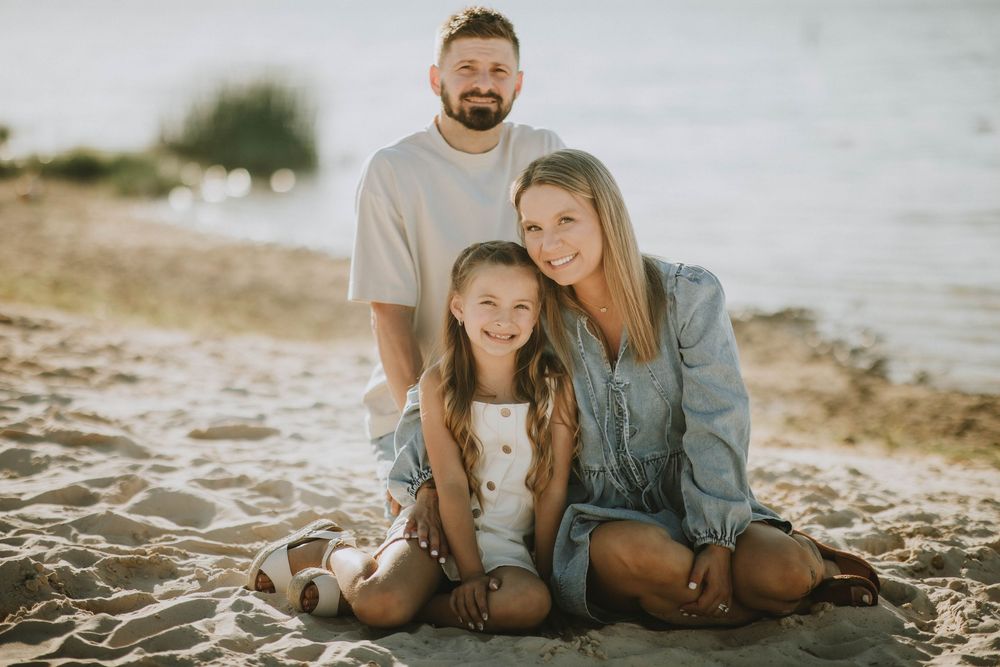 Yellow creek State Park, Indiana PA family portrait photographer Pennsylvania Beach sunset golden hour