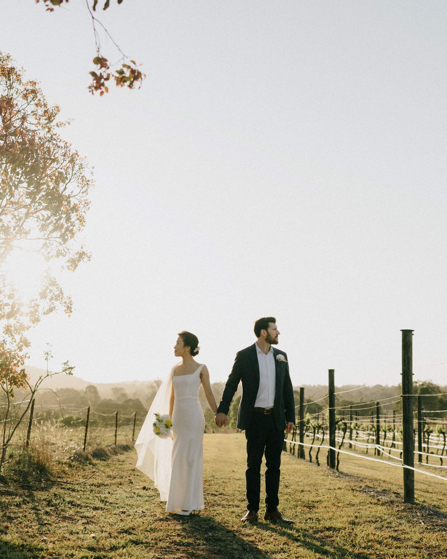 Serene Gold Coast vineyard wedding at Albert River Wines, captured by a Brisbane wedding photographer.”