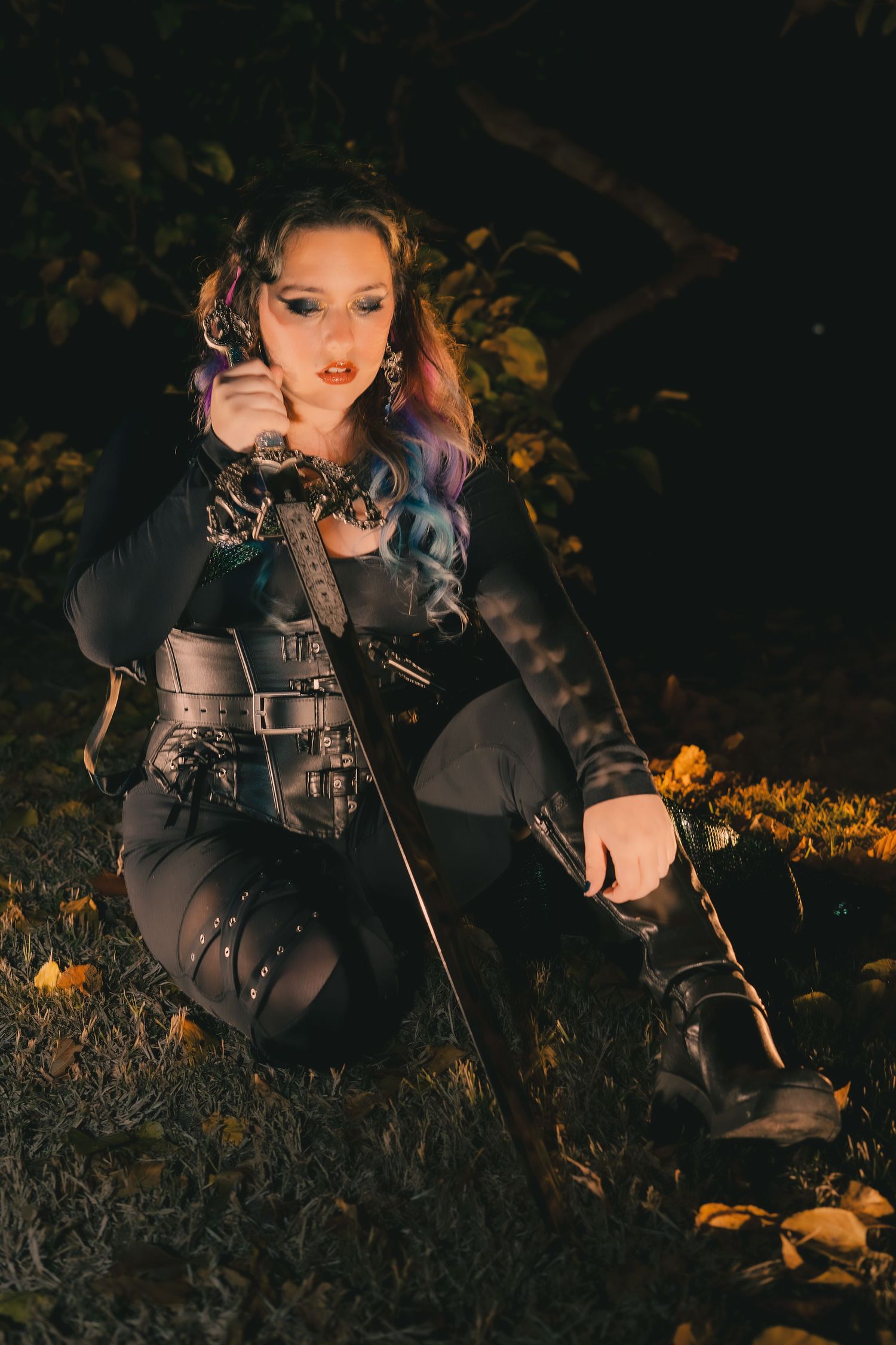 Lubbock Tx photographer nighttime portraits booktok