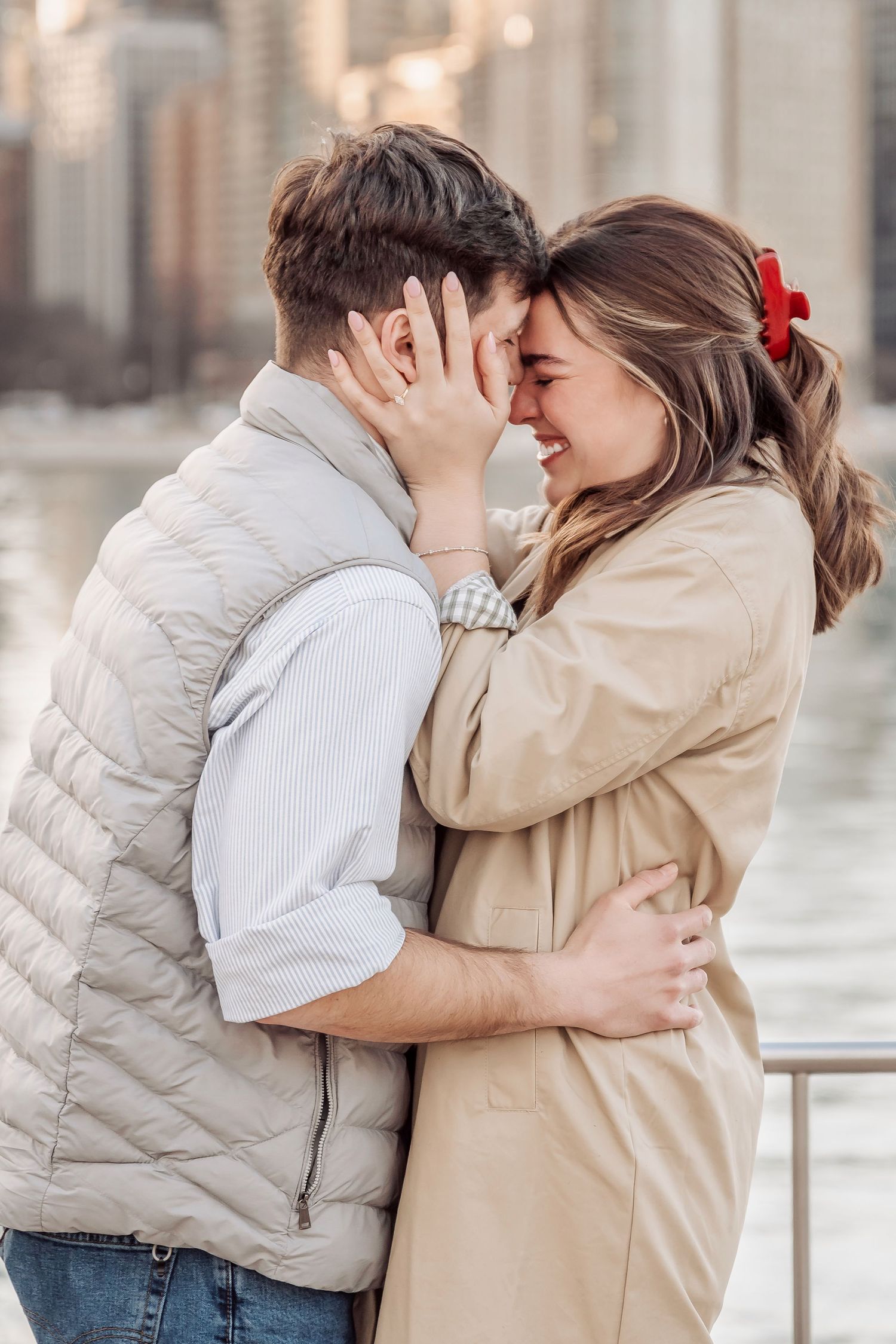 Engagement session. Chicago.