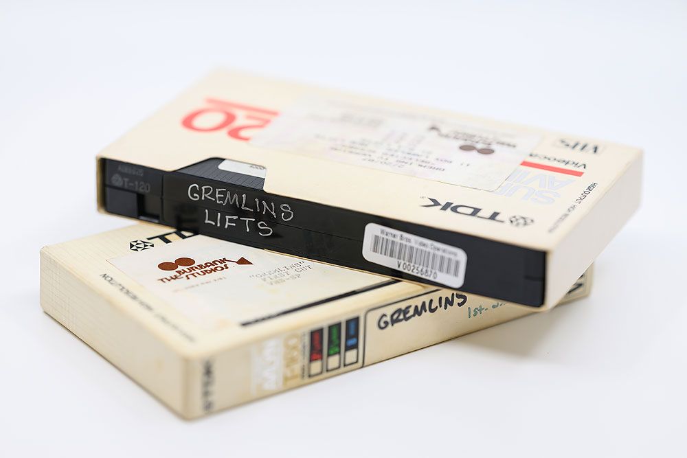 Gremlins rough cut VHS tapes