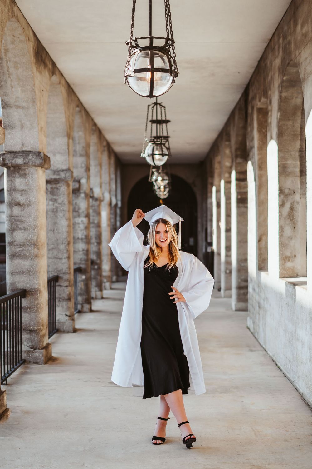 Senior and couples photography at Flagler College downtown Saint Augustine Florida