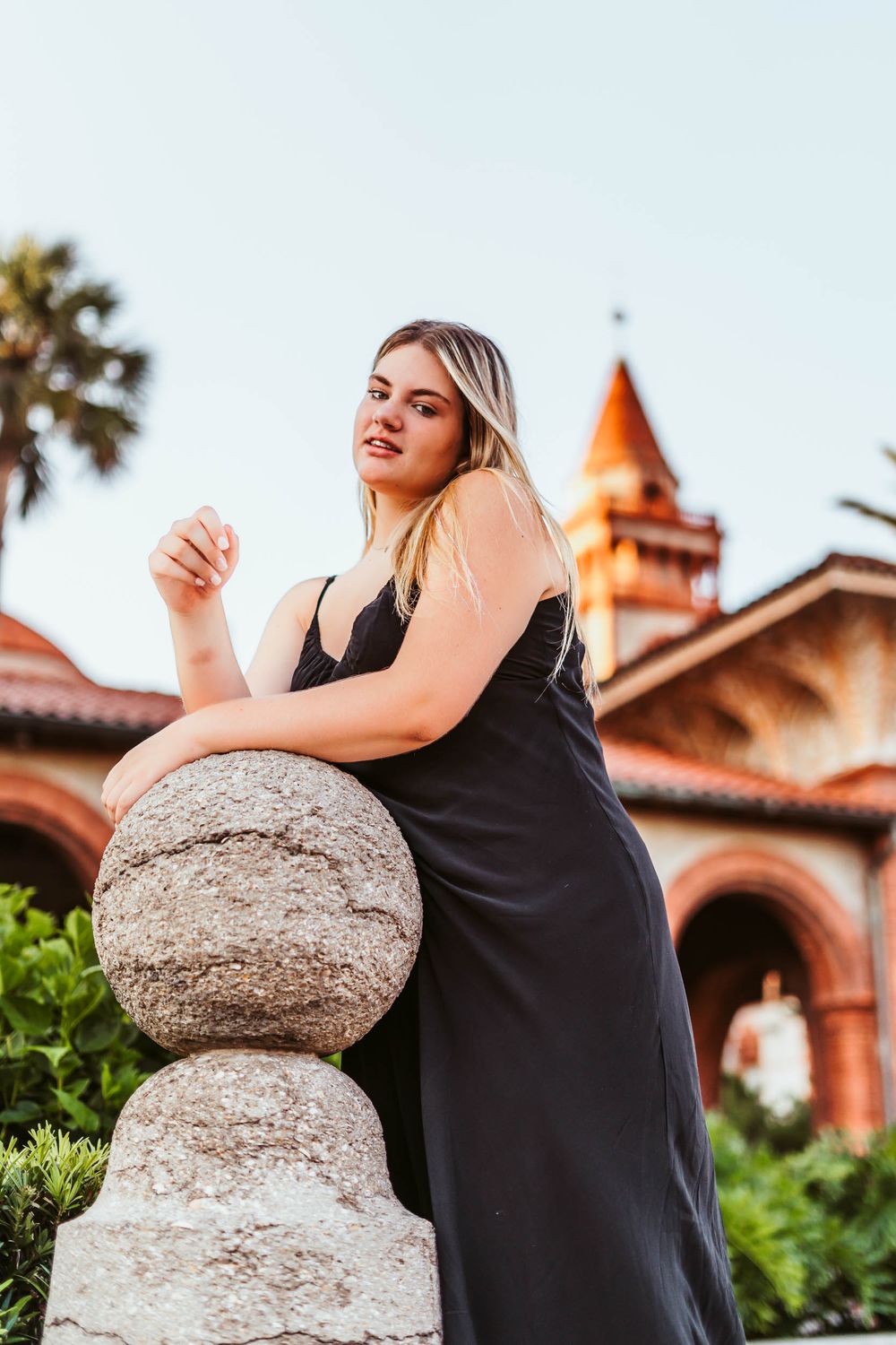 Senior and couples photography at Flagler College downtown Saint Augustine Florida