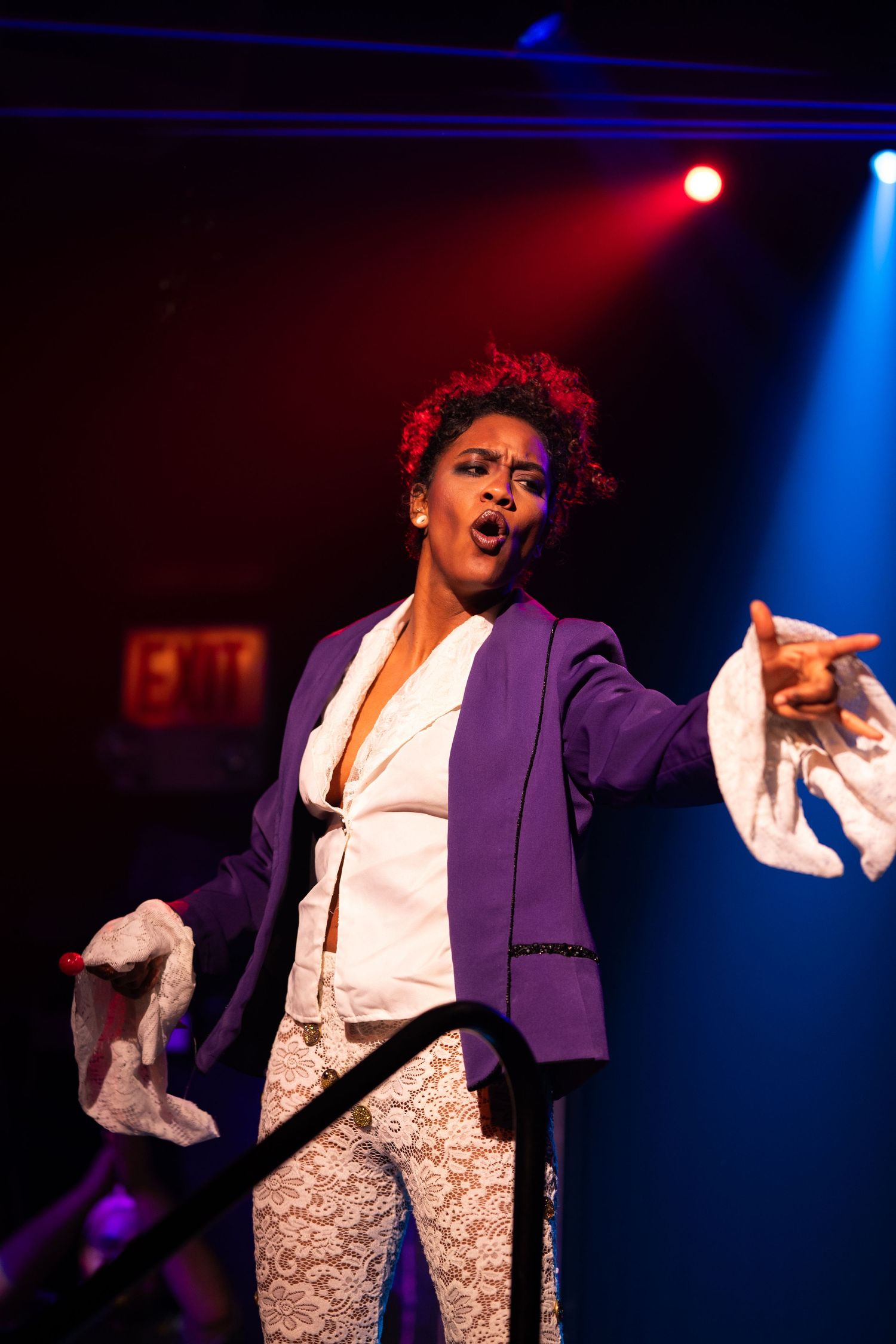 A drag artist performs at Hydrate nightclub in Northalsted Boystown