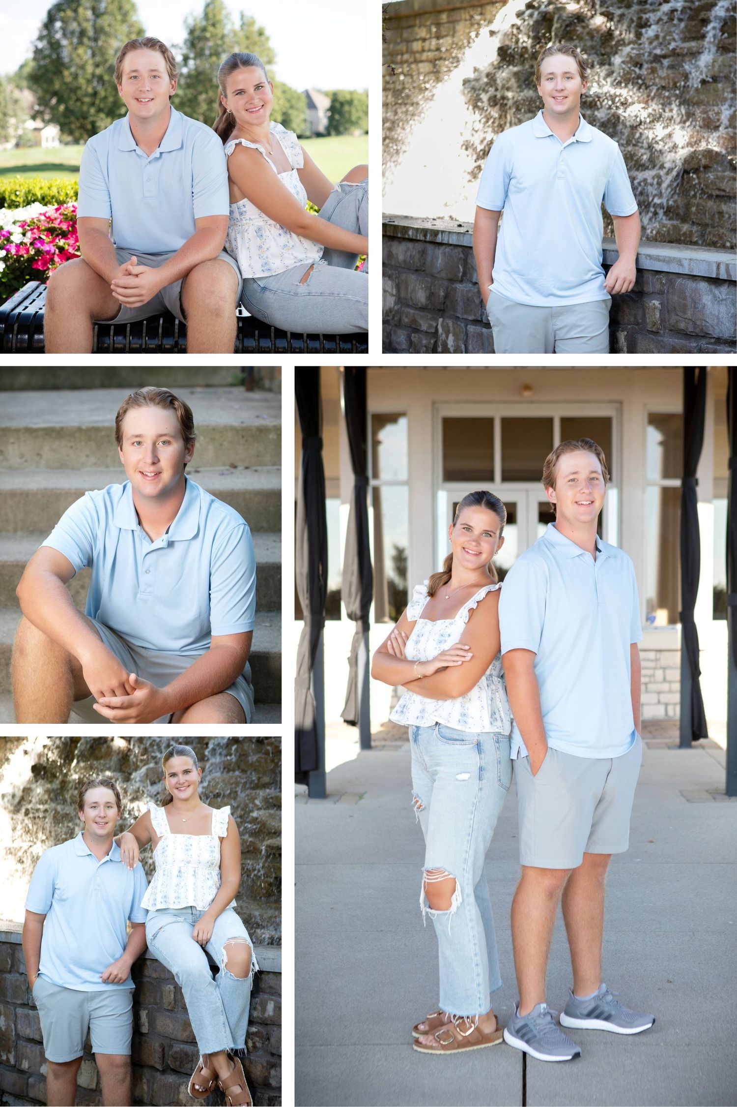 Olentangy Liberty senior pictures at a golf course.  Golf senior pictures. Golf senior pictures.