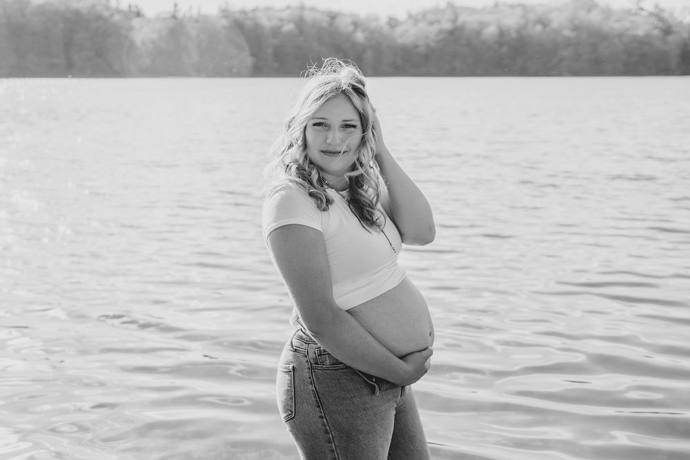 maternity, cowboy, lake, documentary, West Michigan, western