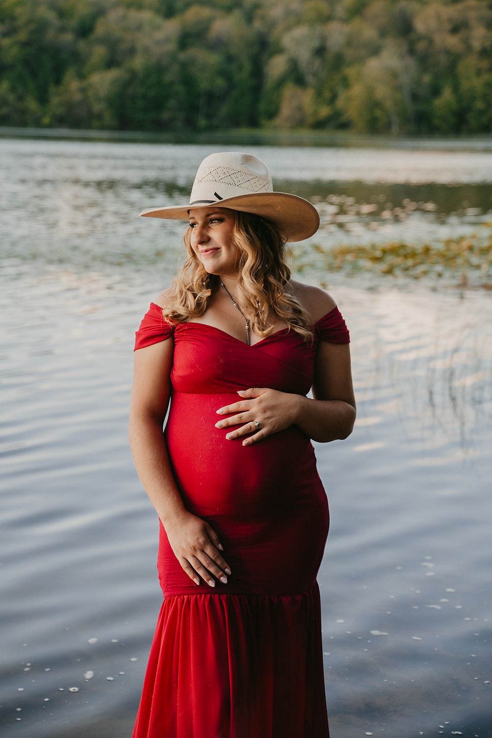 maternity, cowboy, lake, documentary, West Michigan