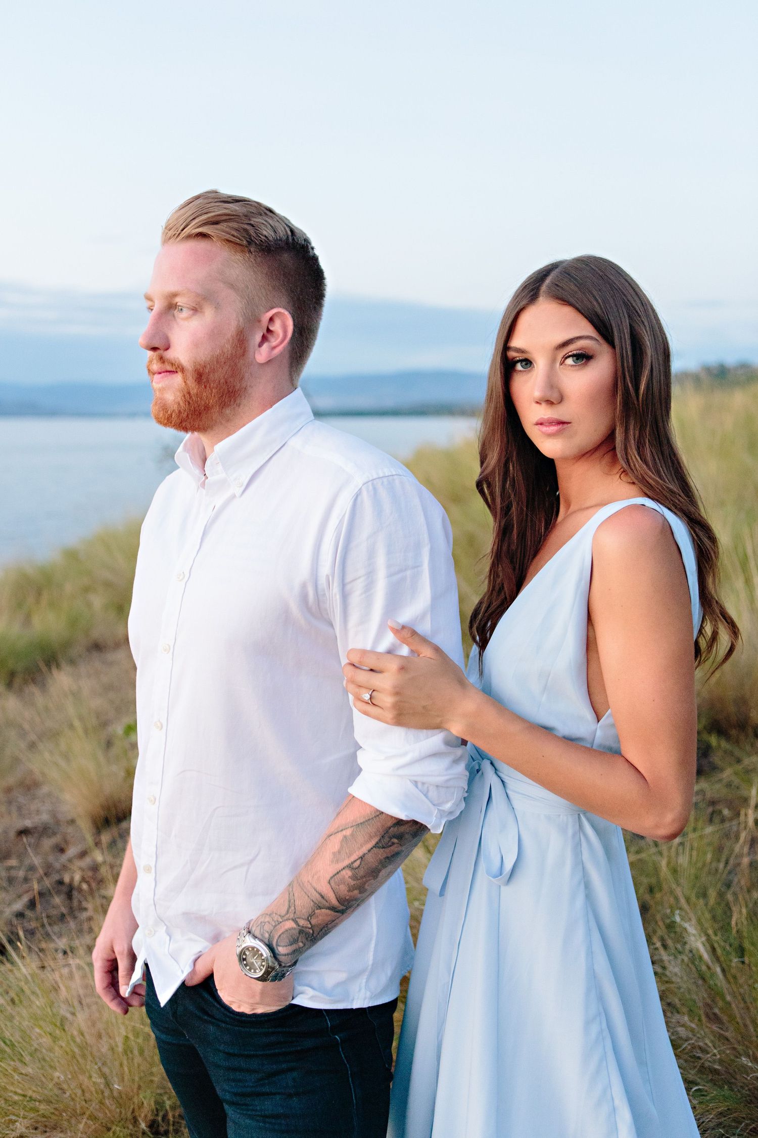 couple at sunset