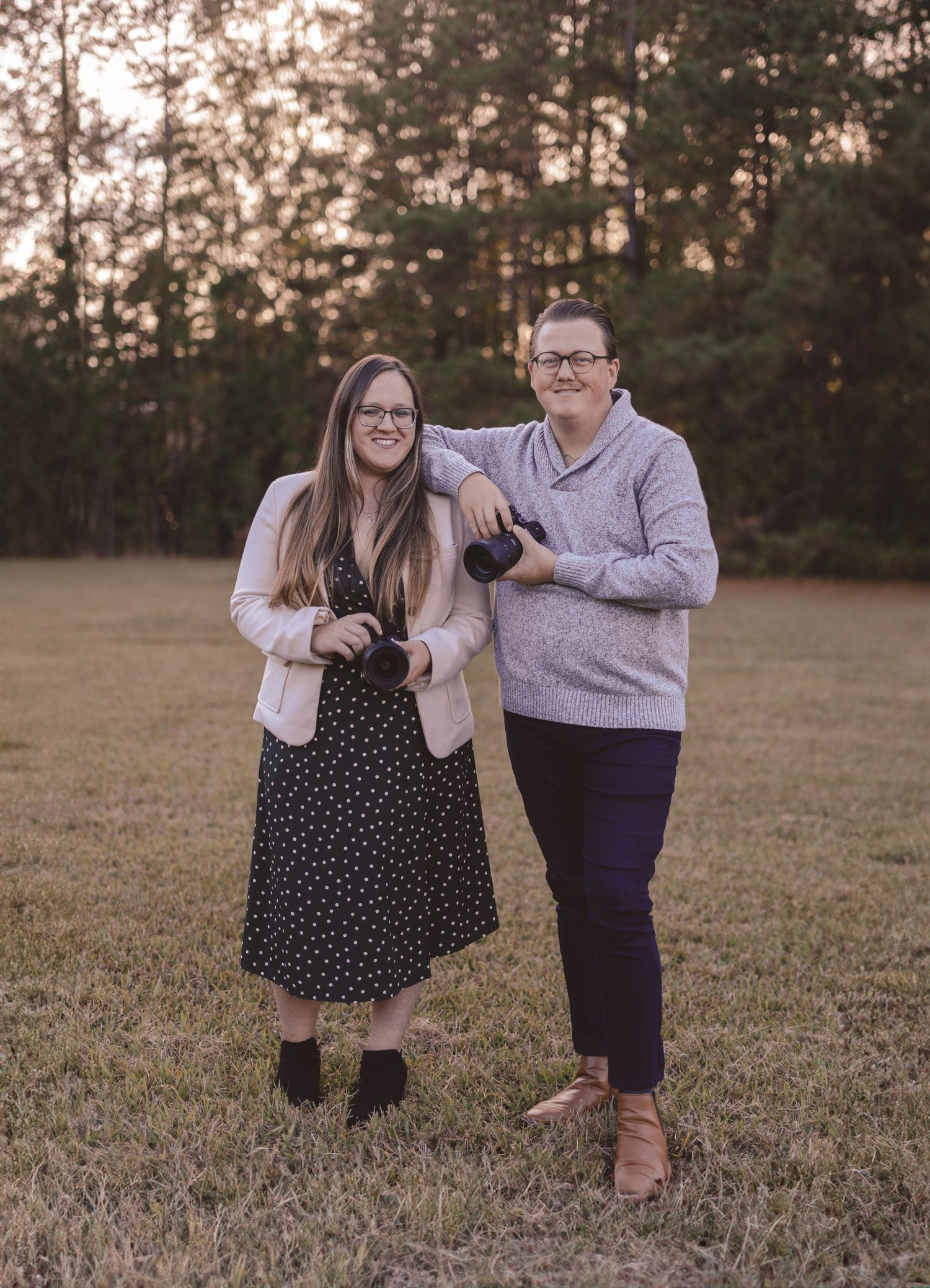 North Carolina husband and wife wedding photographers