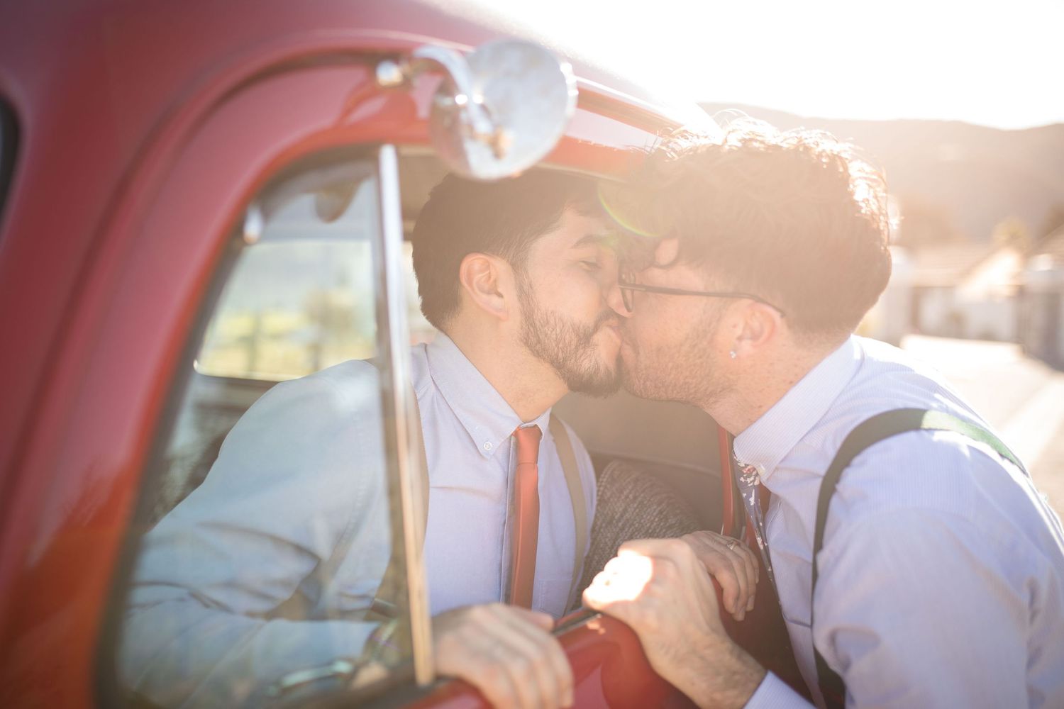 LGBTQ+ Wedding Folktale Winery Carmel California Elopement Gay Wedding