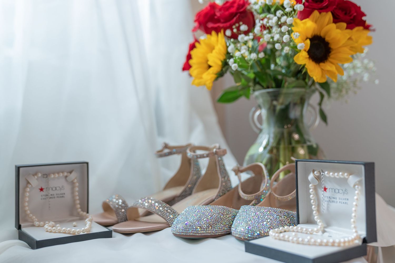 Beautiful wedding day flatlay