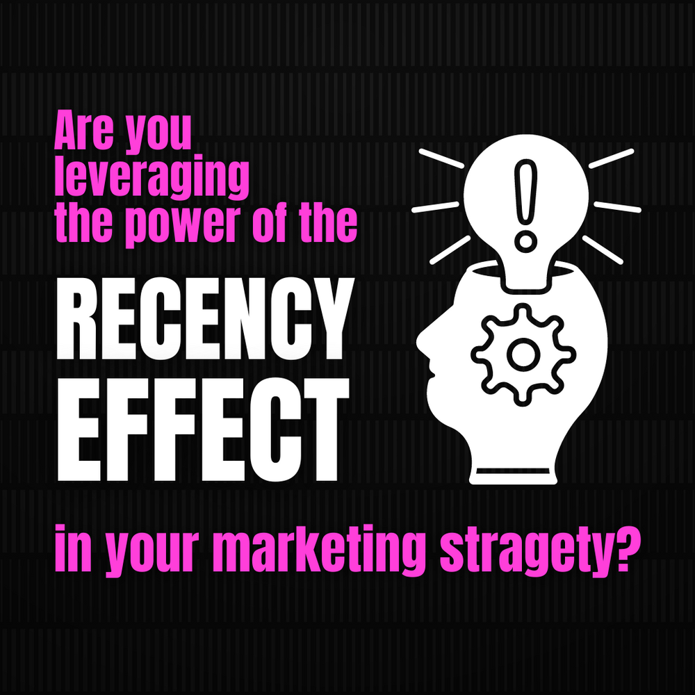 The Recency Effect - Karen Slack